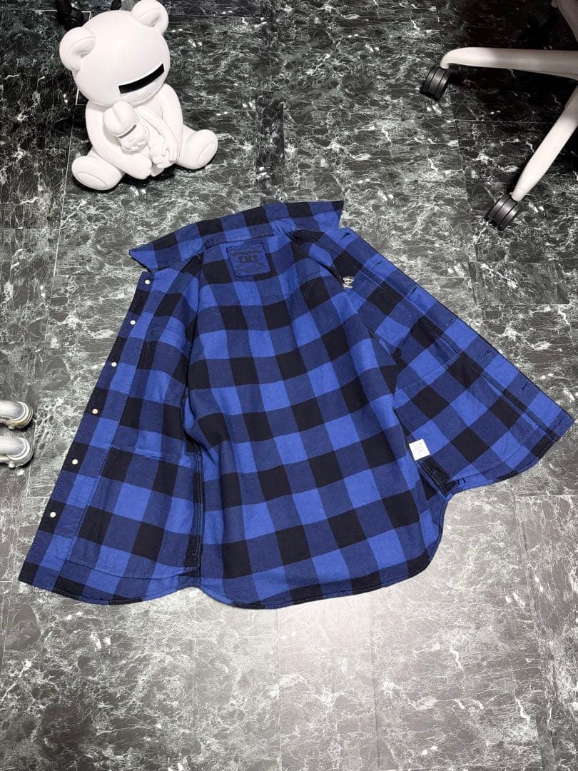 TMT PIECE DYED BUFFALO CHECK SHIRTS Lサイズ