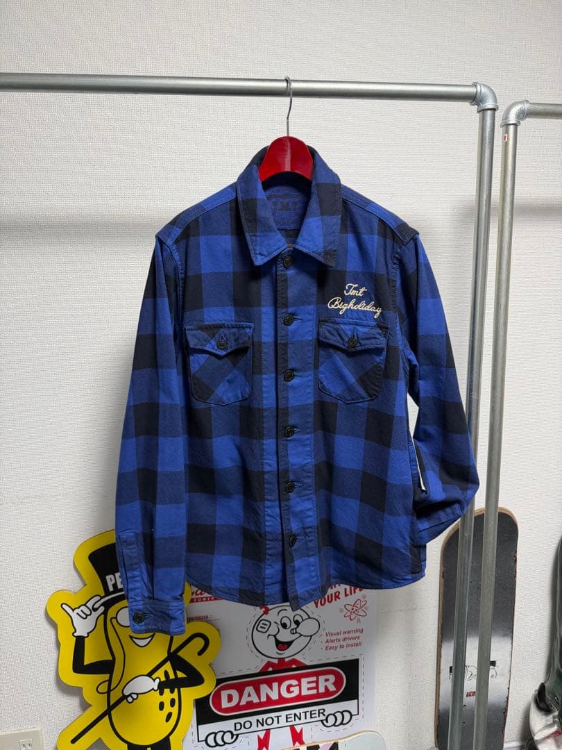 TMT PIECE DYED BUFFALO CHECK SHIRTS Lサイズ