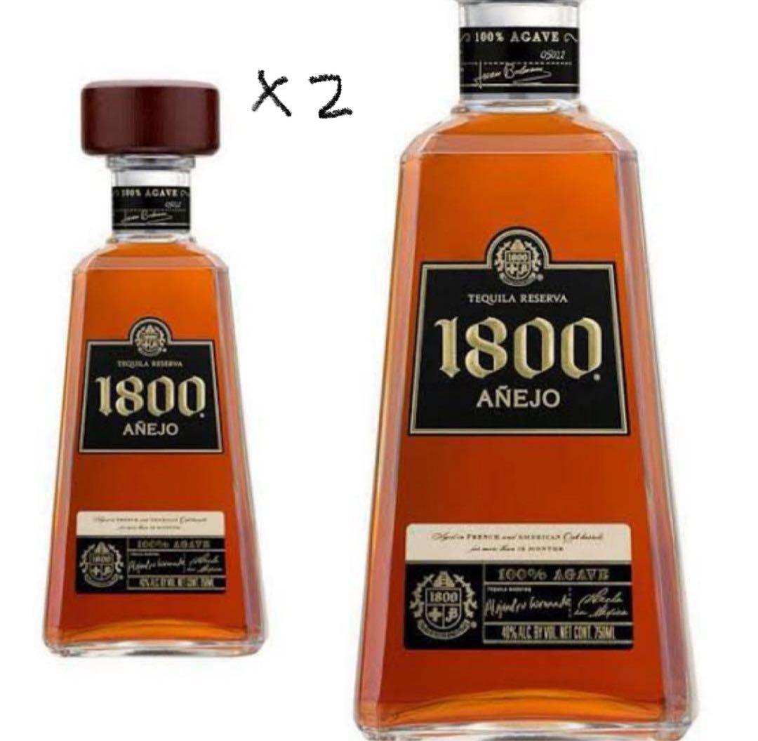 1800 テキーラ アネホ 100% 2本セット