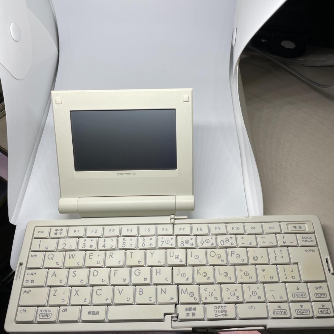 【個人出品】KING JIM ポメラ DM5 ポータブル折りたたみ ゴールド