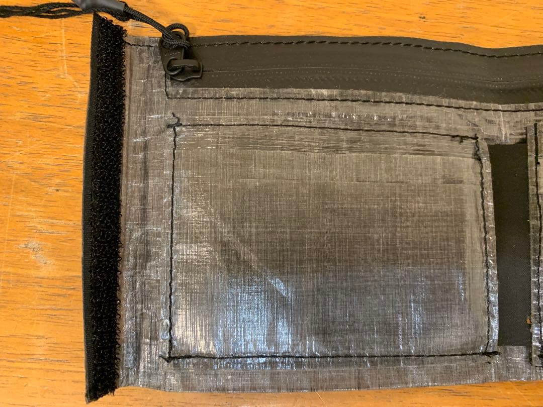 N0830-6★未使用 and wander 財布 グレー