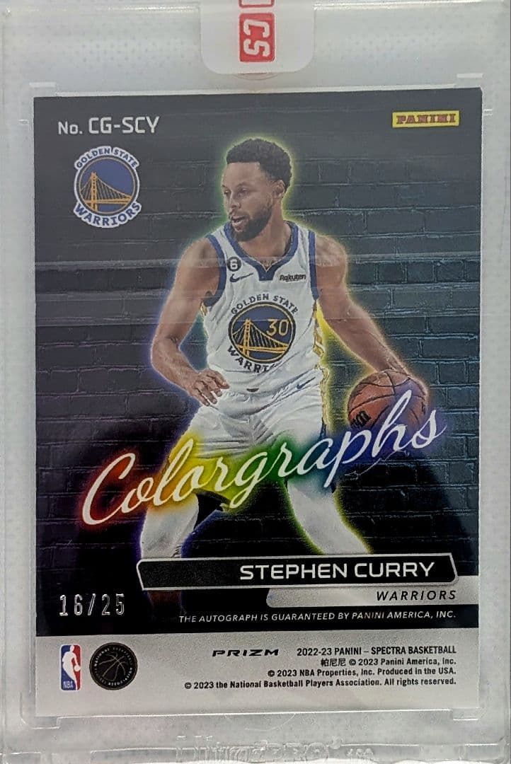 直筆サイン 2022-23 Panini Spectra ステファン・カリー
