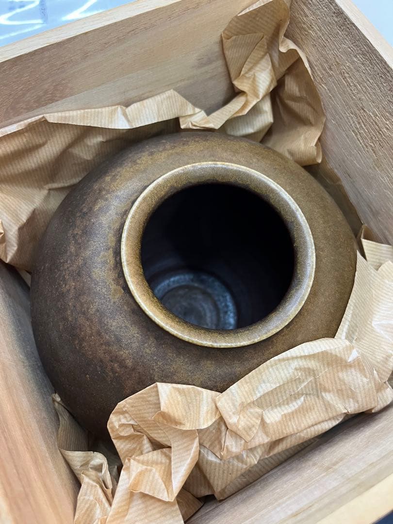 備前焼　山麓窯　村上昭義備前焼　友箱入り