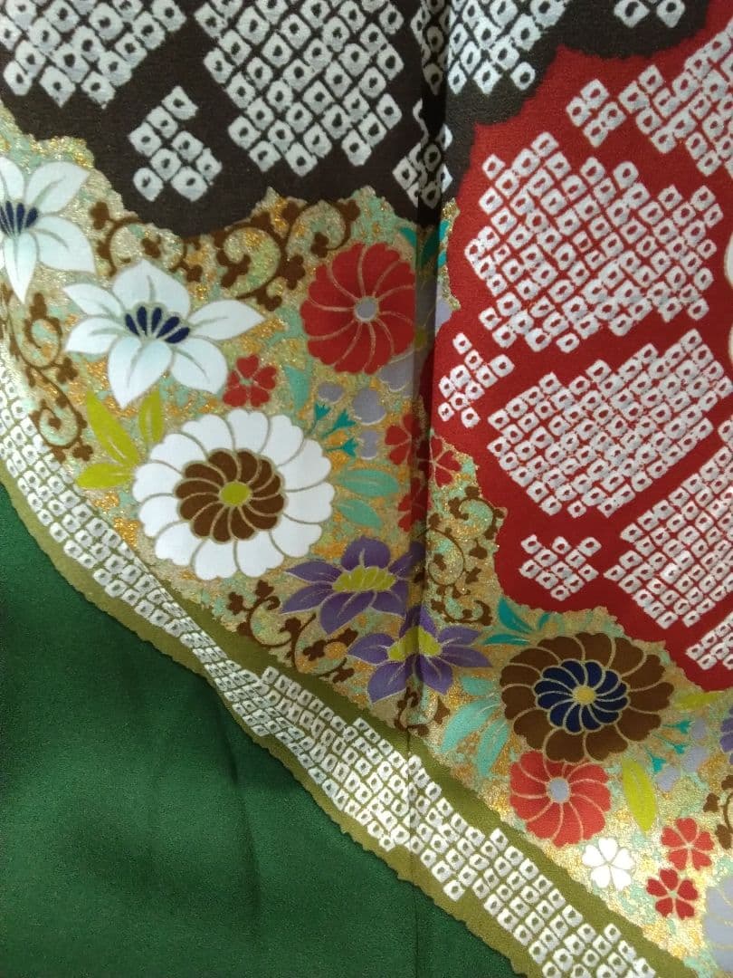 【お値下】振袖フルセット、正絹成人式、重ね衿、帯揚げ帯締め、西陣袋帯、襦袢、落款