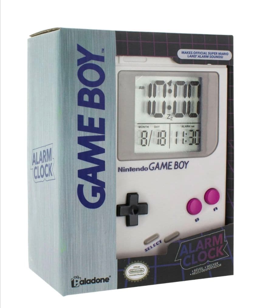 ニンテンドー ゲームボーイ型 目覚まし時計 アラームクロック