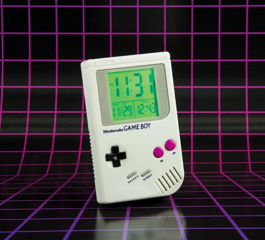 ニンテンドー ゲームボーイ型 目覚まし時計 アラームクロック