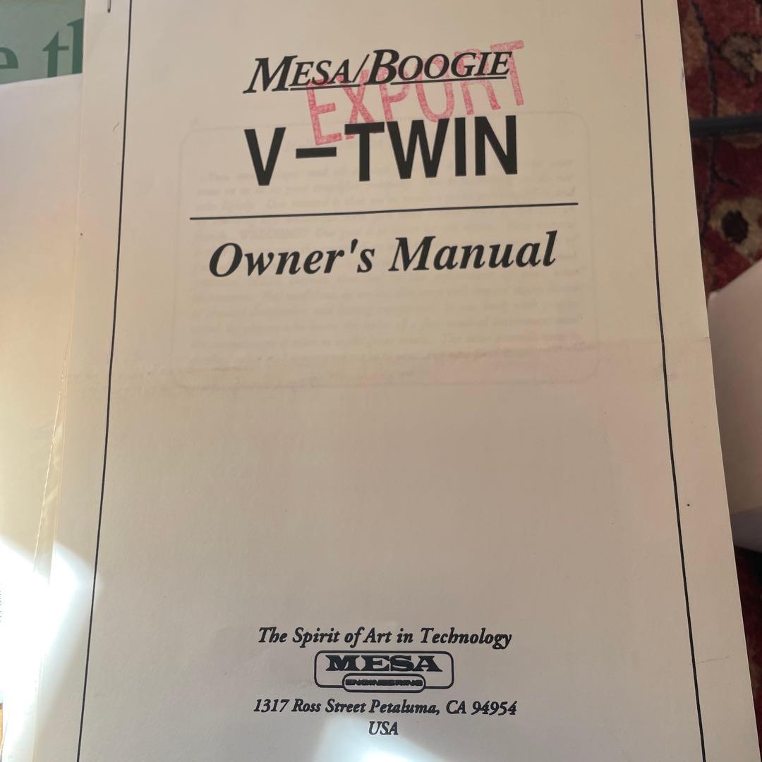 ギター MESA ENGINEERING V-TWIN