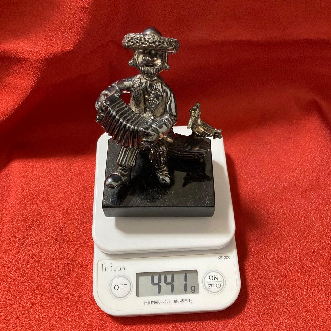 Frank Meisler シルバー925 アコーディオンを持つ男性