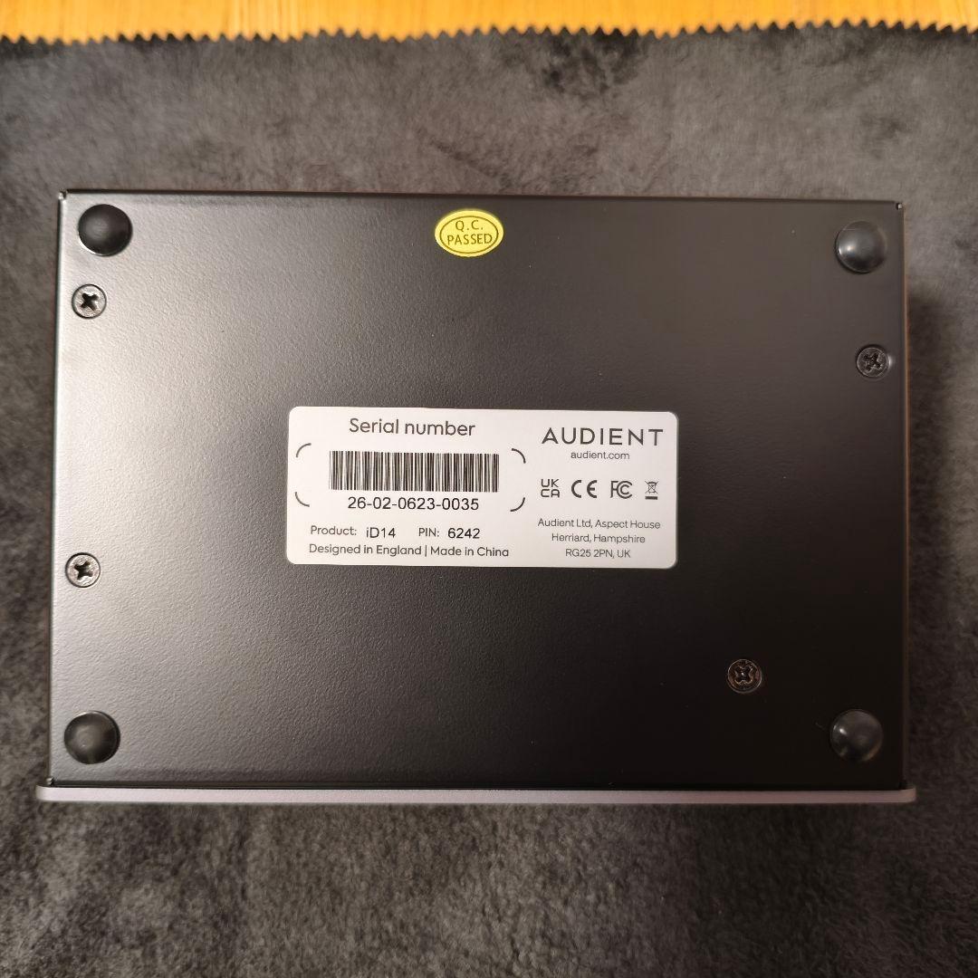 AUDIENT iD14mkⅡオーディオインターフェイス