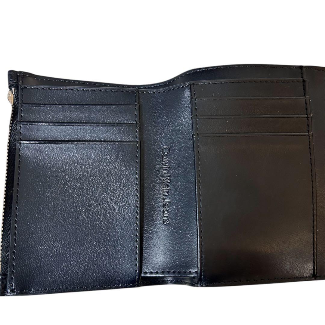 新品　カルバンクライン　二つ折り財布　財布　ブラック
