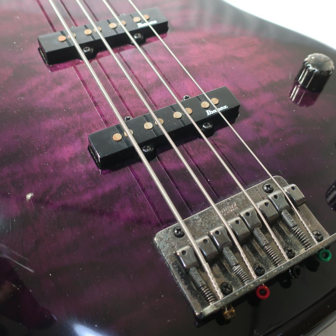 Ibanez Gio エレキベース パープル アイバニーズ製ケース付