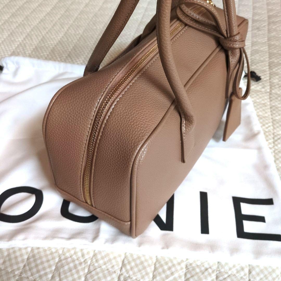 新品未使用　ルーニィ♥人気　スクエアボストンバッグ　キャメル