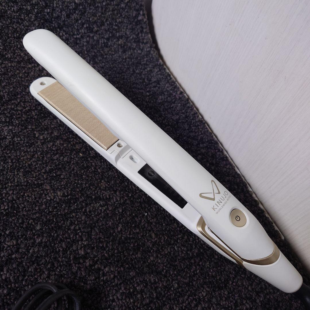 KINUGO　DS100 ストレートヘアアイロン ホワイト