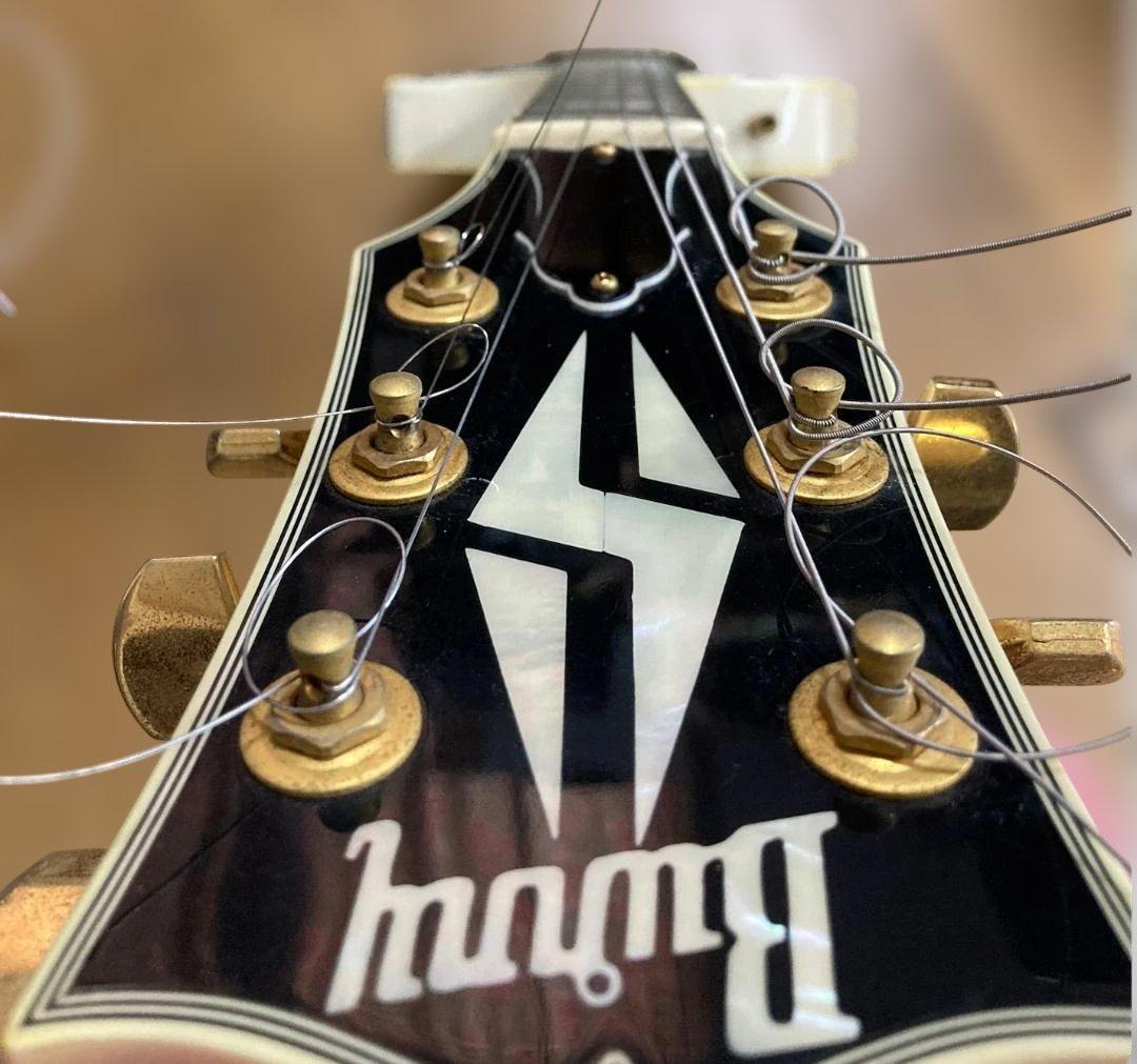 Burny レスポールタイプ 日本製 イナヅマロゴ GOTOHペグ