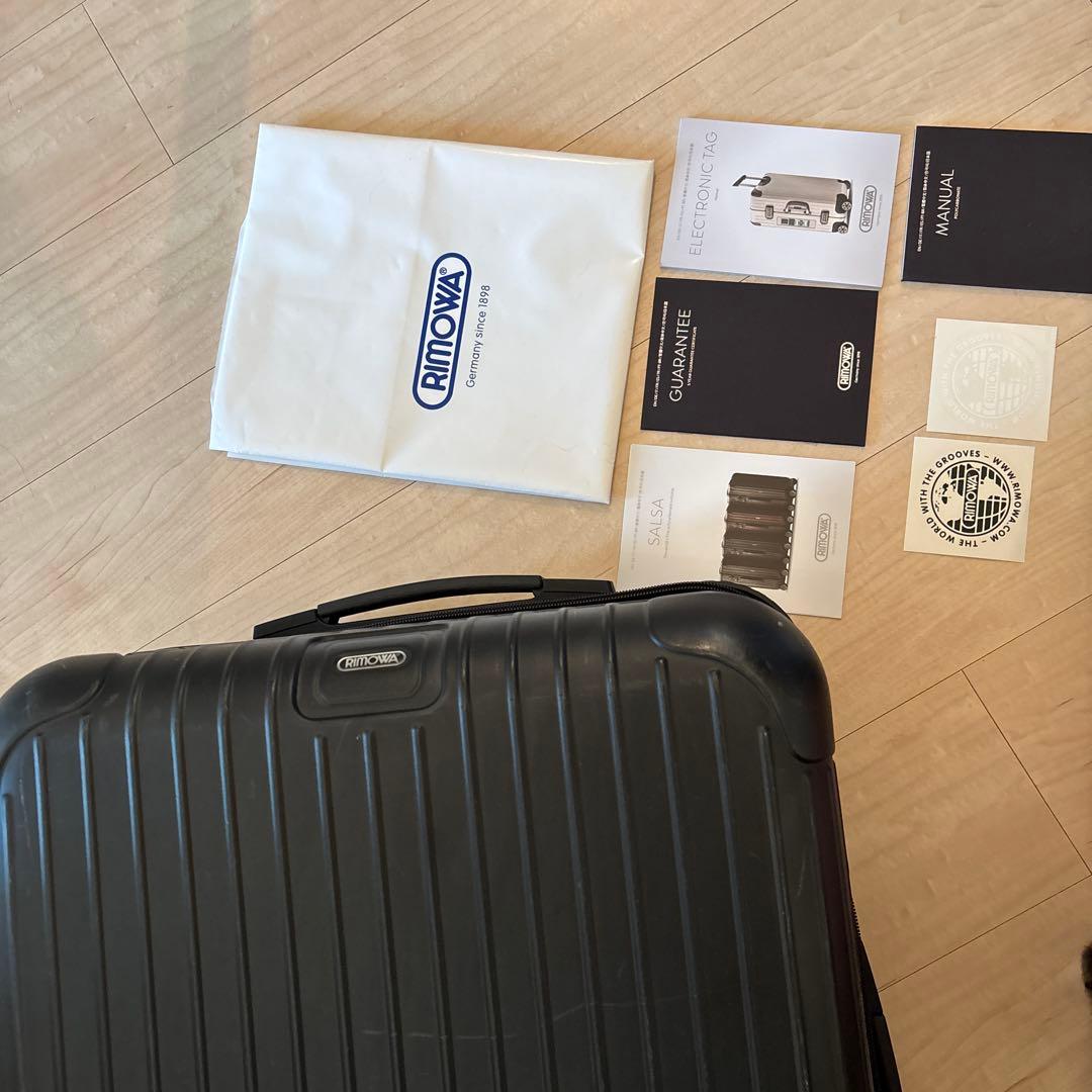 h*a様 スーツケース RIMOWA（リモワ） マットブラック 黒　63l 60