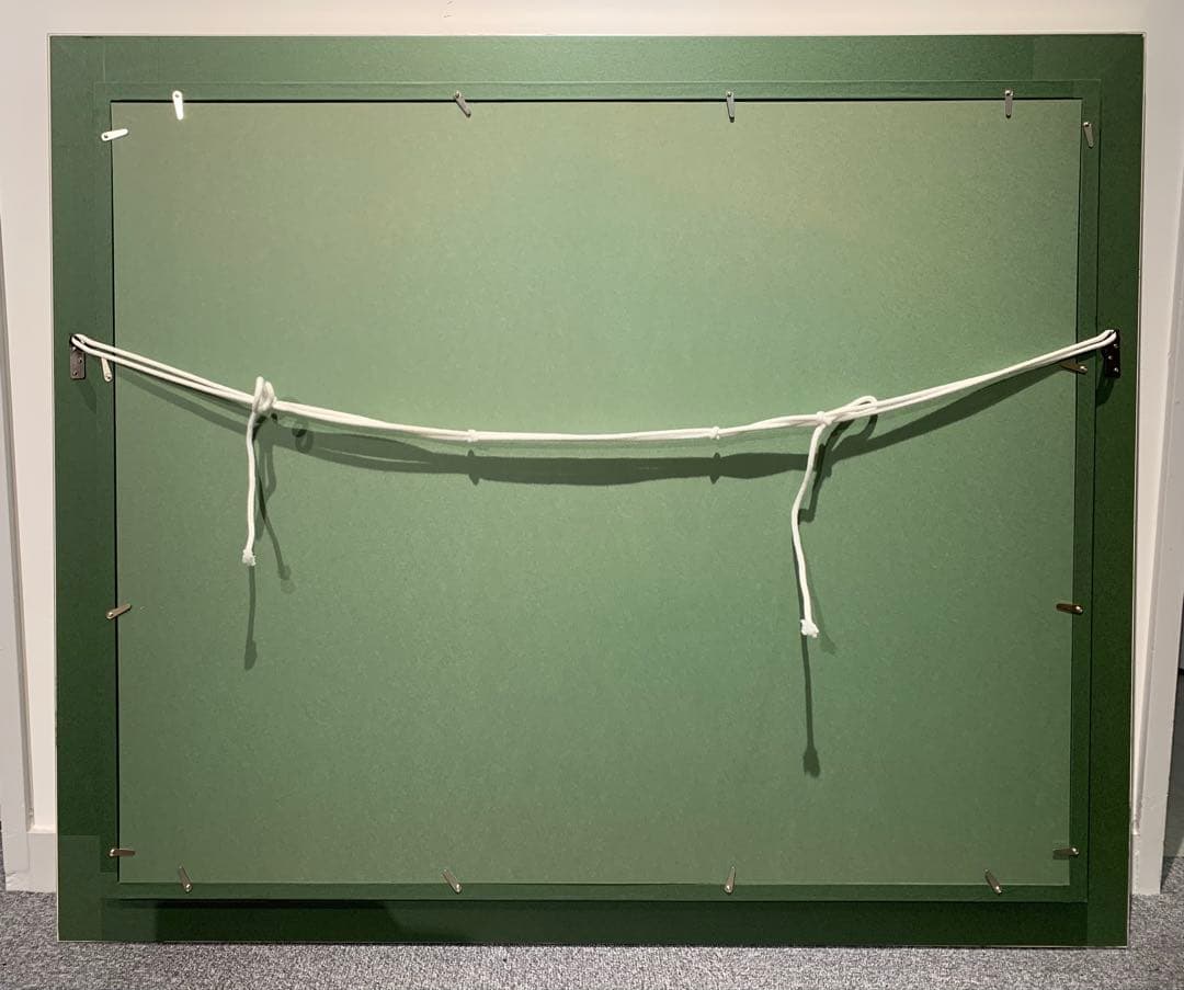 油彩額　F25(フランスサイズ/ 81×65cm) 大額 9387 シルバー