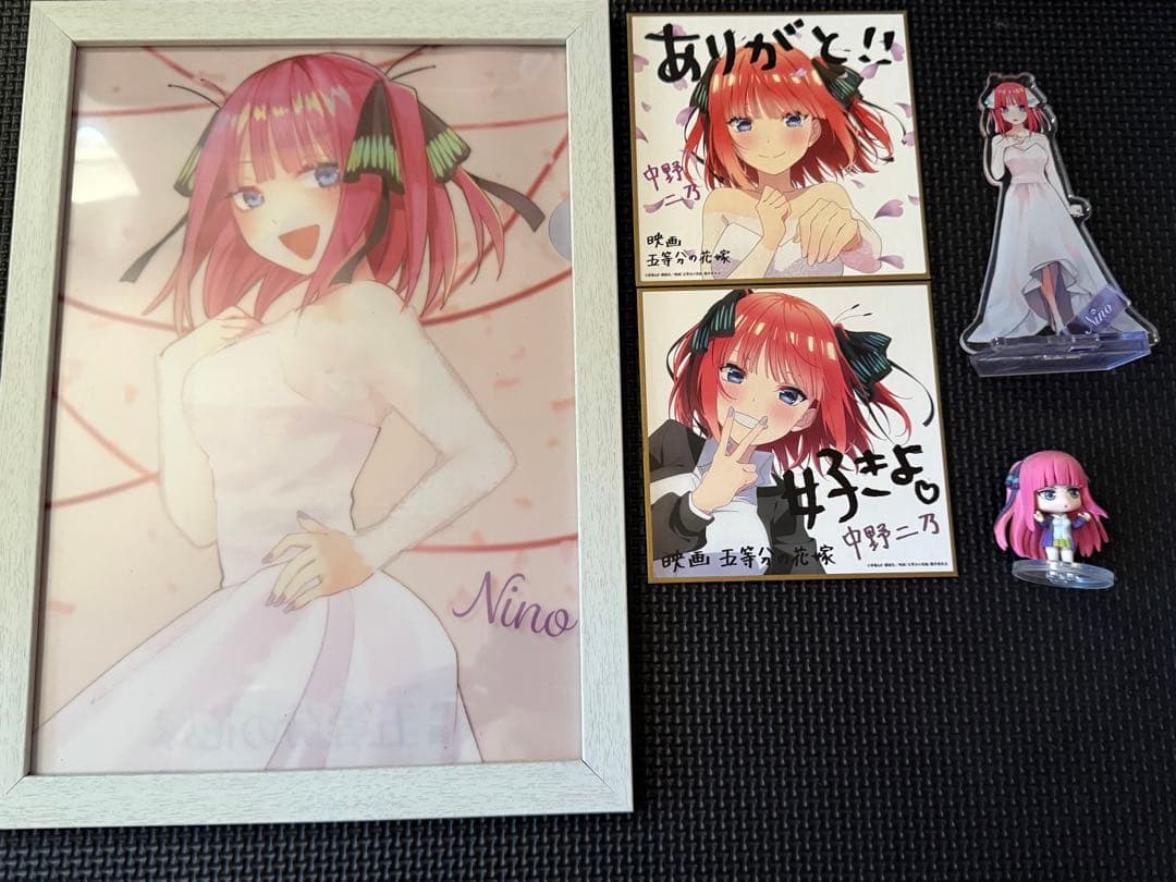 五等分の花嫁　中野一花　二乃　三久　四葉　五月　キャラクターグッズ セット