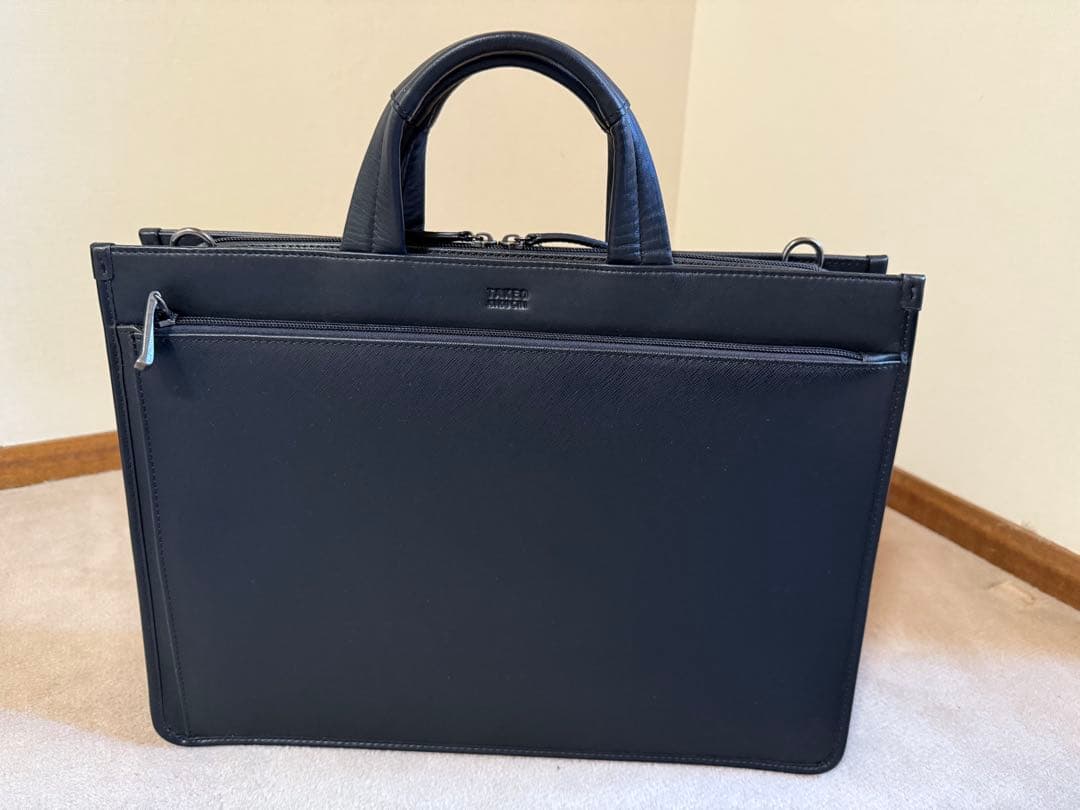 TAKEO KIKUCHI ブラック ビジネスバッグ