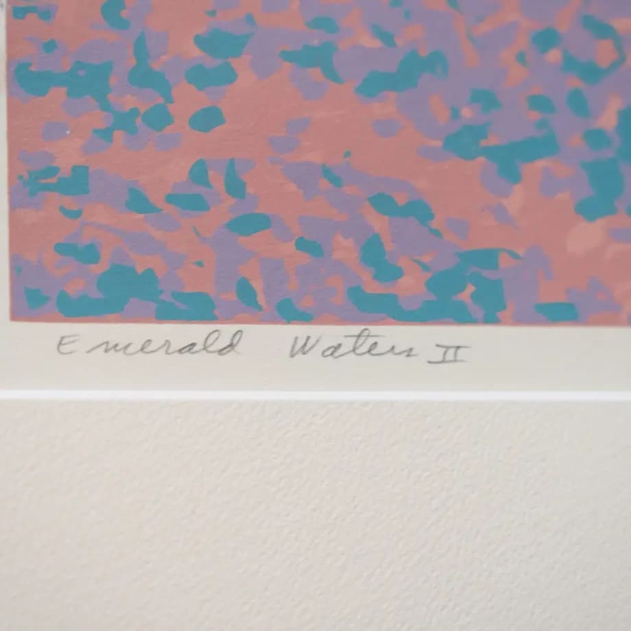 80年代　シルクスクリーン　アート作品