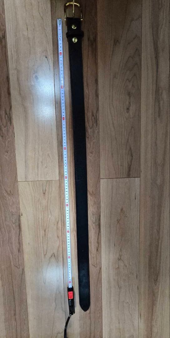 〈美品〉VOLK V-9 LEATHER BELT ブラック