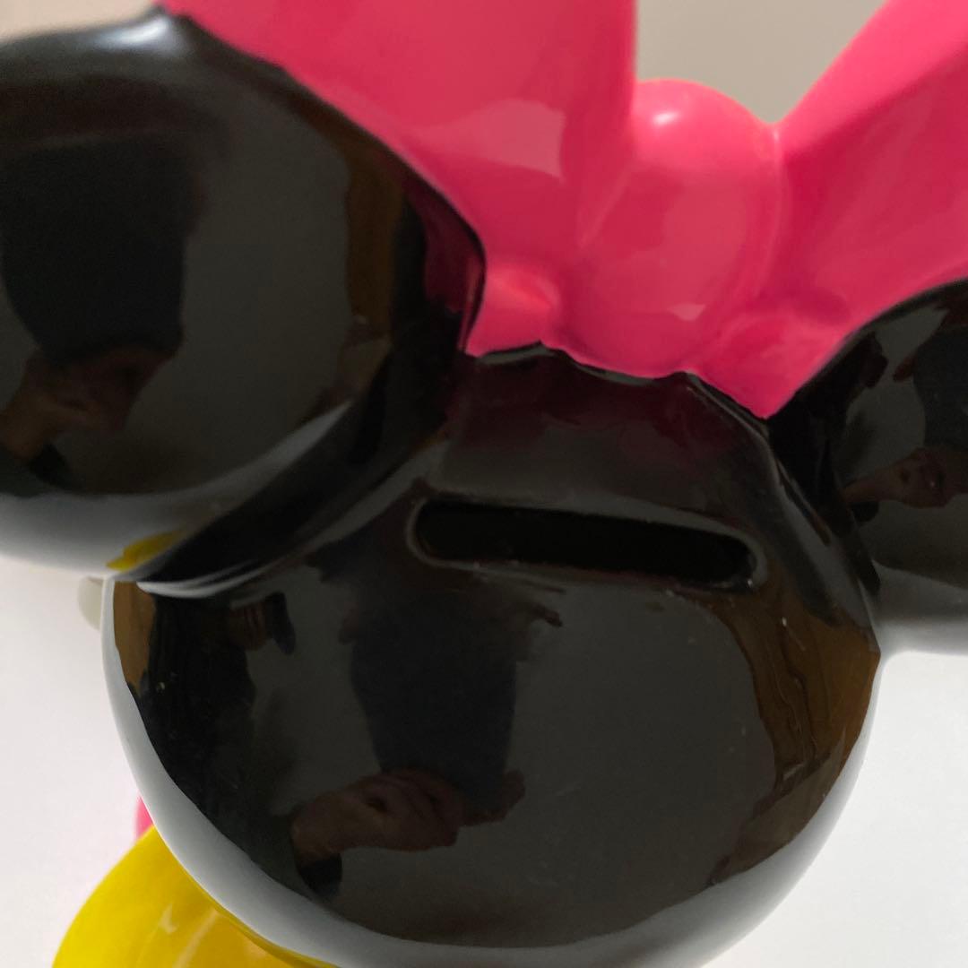 ミニー　陶器　アンティーク　貯金箱