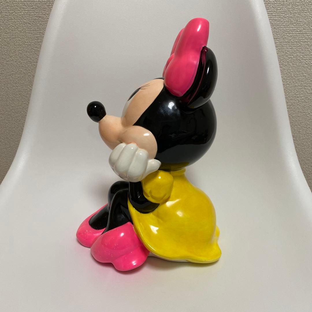 ミニー　陶器　アンティーク　貯金箱