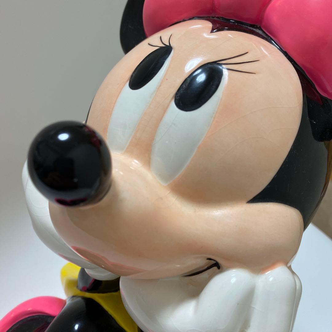 ミニー　陶器　アンティーク　貯金箱