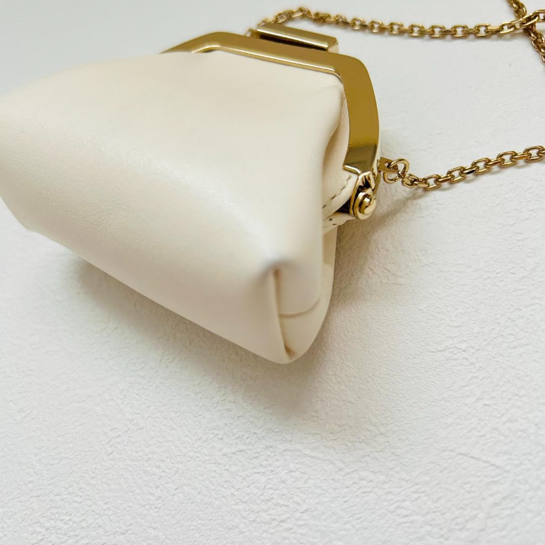 レア　ロジェヴィヴィエ ケース　がま口　チェーン　財布　レザー　コンパクト