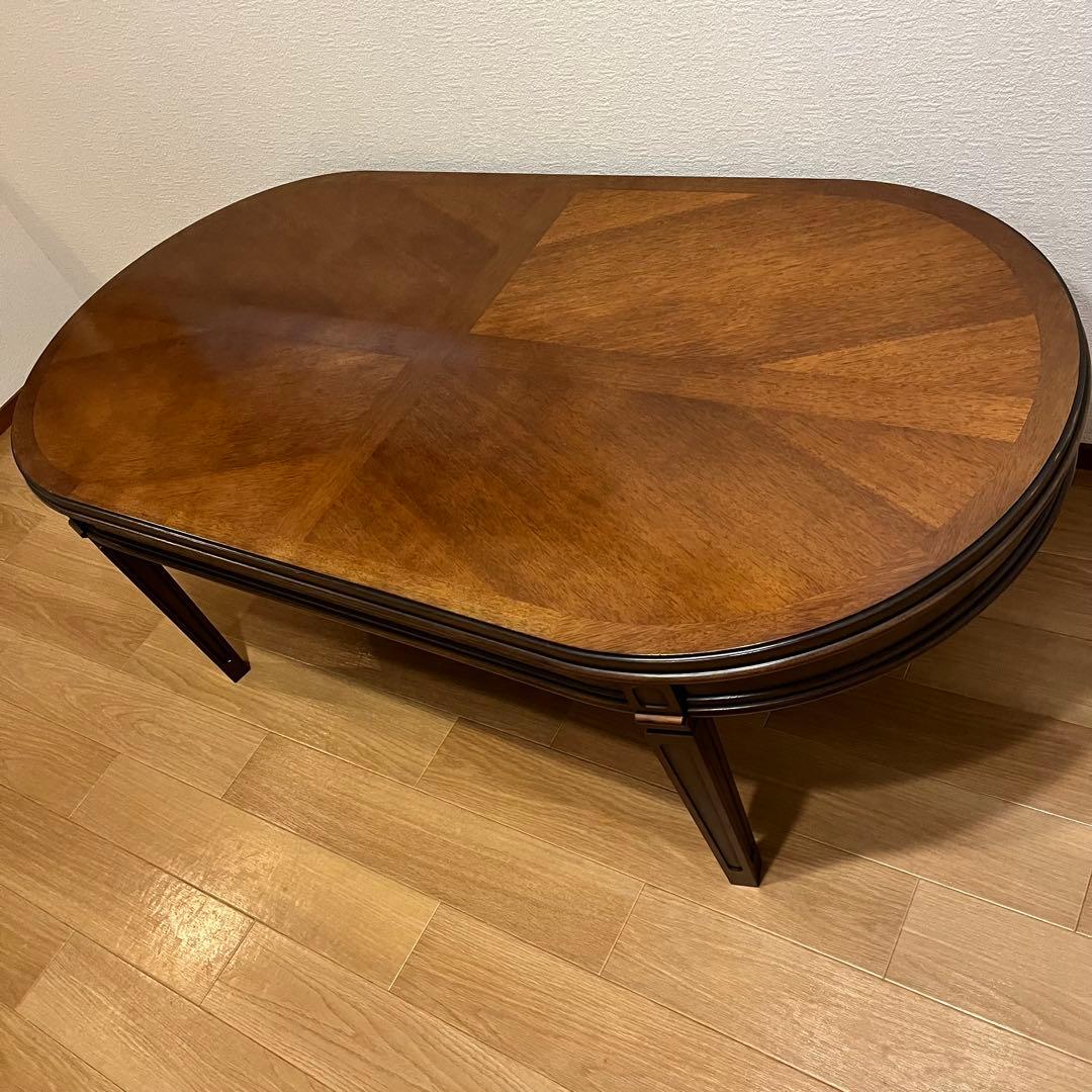 マルニ木工 地中海ロイヤル センターテーブル 大型 オーバル 国産家具