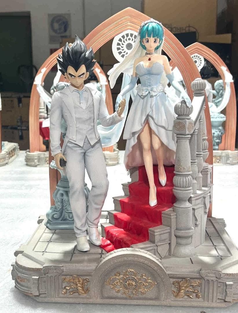 ドラゴンボール ベジータ ブルマ フィギュア ガレージキット 1/6スケール