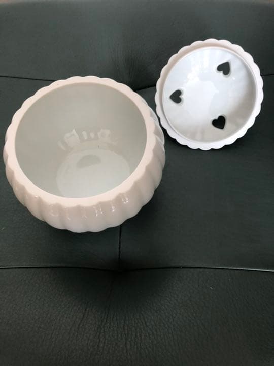 香炉　有田焼　白磁　奥川俊右衛門