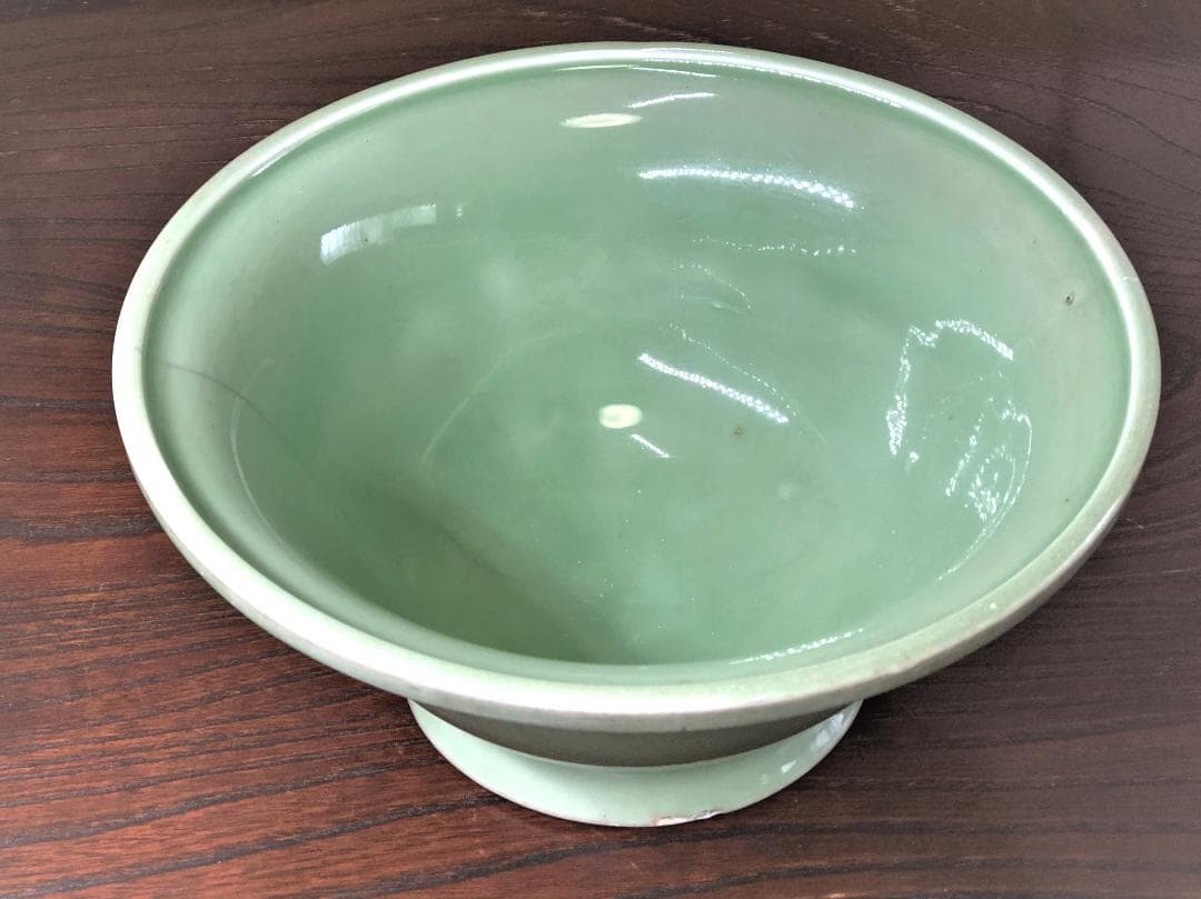 【 奈べ嶋 古陶磁大丼 】　鍋島青磁　桐箱付き　蔵出し品