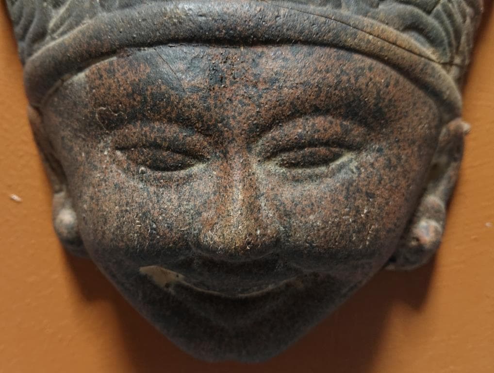 コレクター収集品　メキシコ　トトナカ文化　マスク　（A）