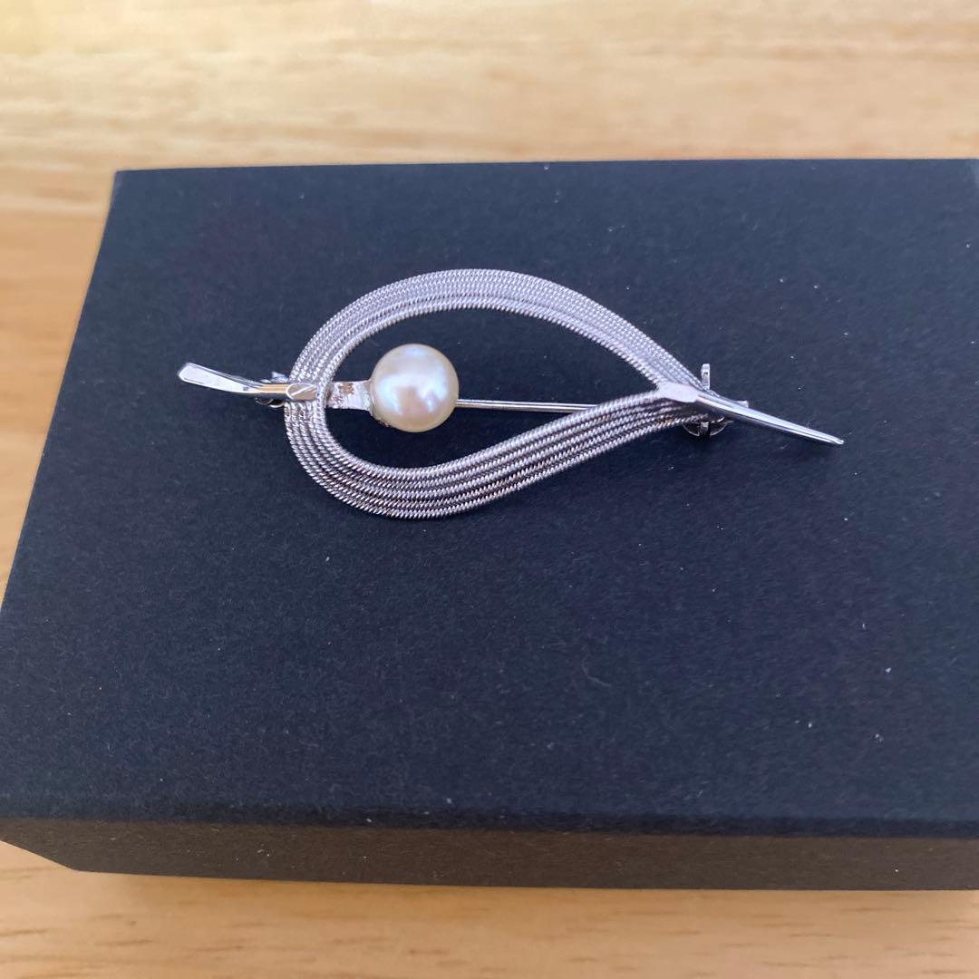 専用ミキモトパールブローチコサージュリーフ