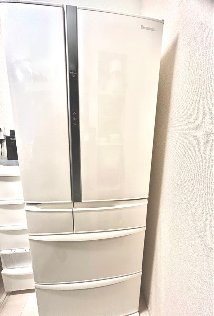 週末のみ値下げ中！パナソニック 大型冷蔵庫 NR-FVF455-W 451L