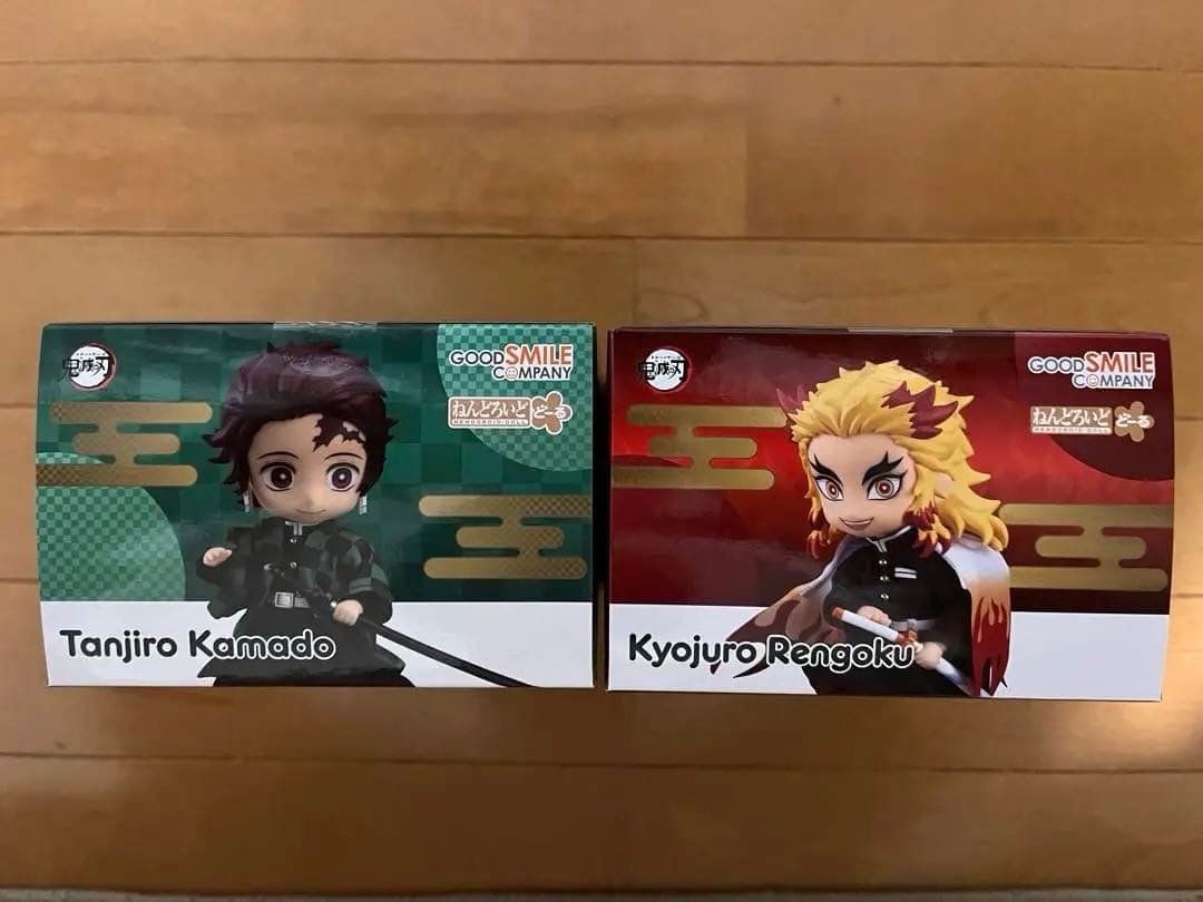 新品未開封 鬼滅の刃 ねんどろいどどーる 煉獄杏寿郎・竈門炭治郎