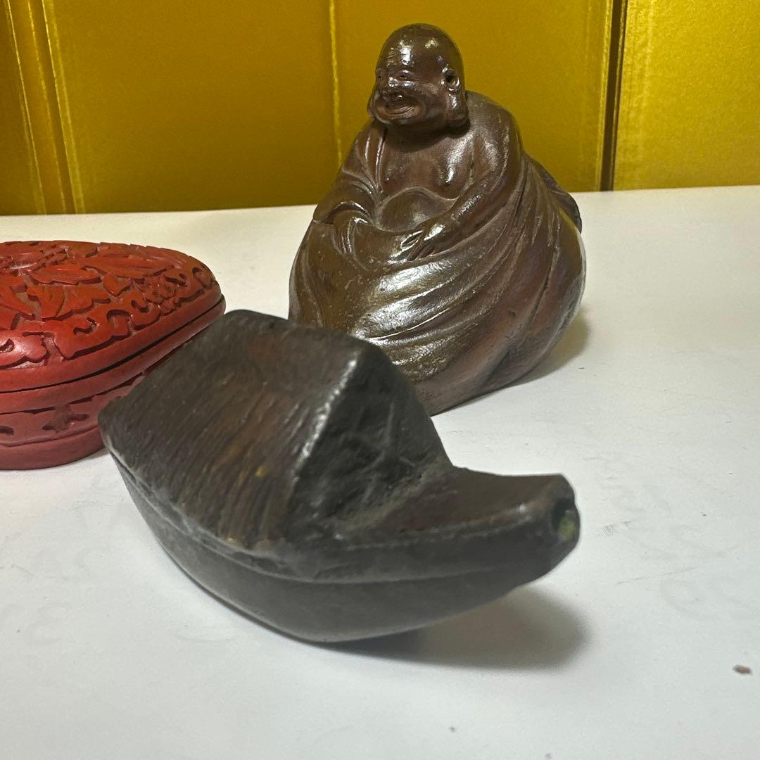 書道，茶道，備前焼，仏像香薰炉，中国雕刻香合，古銅水滴，インテリア