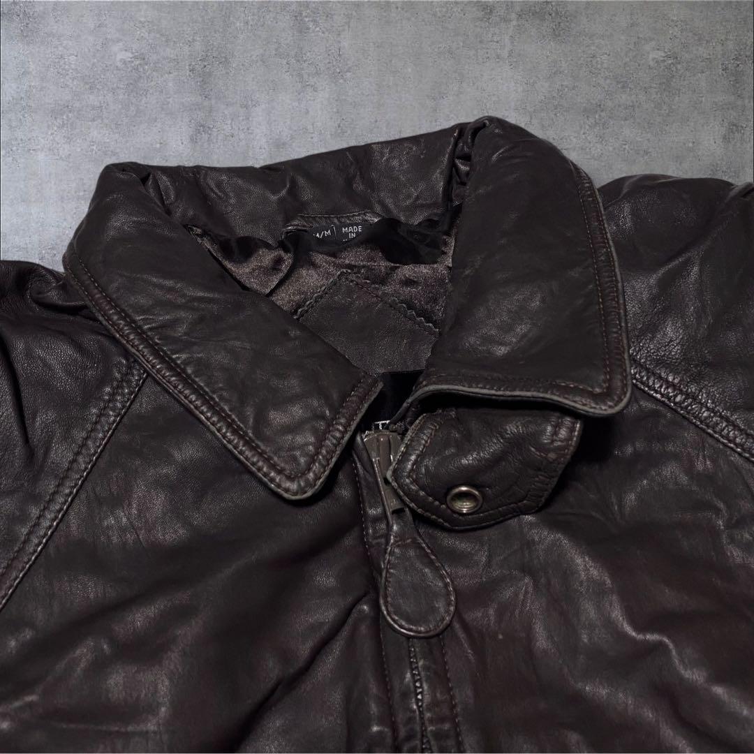 レザー ジャケット アメカジ コーデ シティーボーイ c-boy style