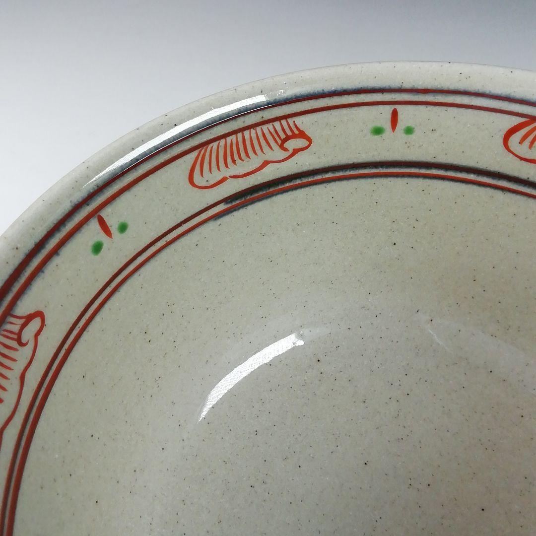 Ｔ６０７　茶碗　『膳所焼』『赤絵　安南写』『淡海ぜぜ陽炎園 造』　共箱　茶道具