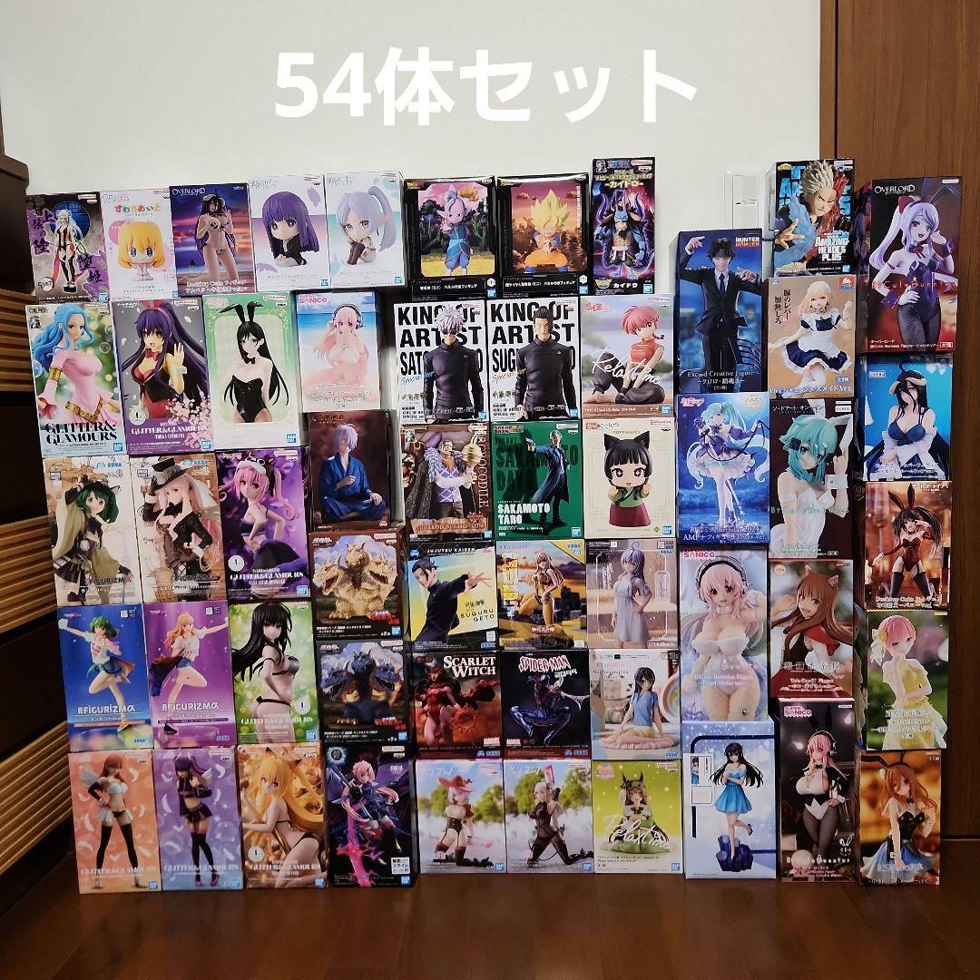【新品・未開封】プライズフィギュア　美少女フィギュア　まとめ売り　54体セット