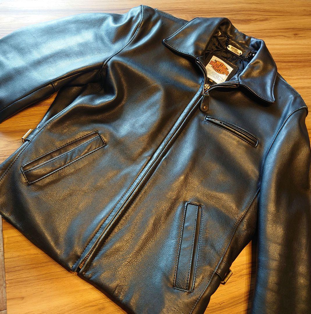 Harley-Davidson スクリーミンイーグル　レザーライダース　ブラック