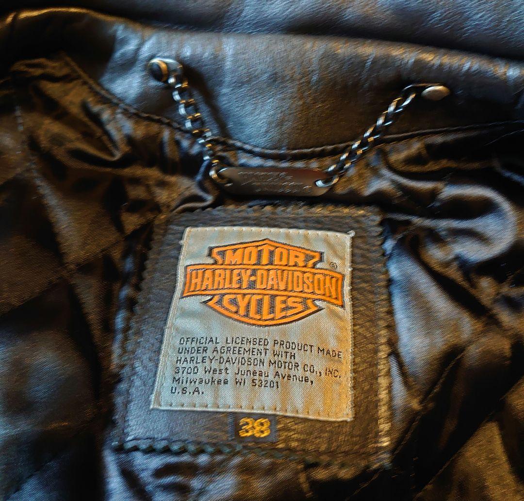 Harley-Davidson スクリーミンイーグル　レザーライダース　ブラック