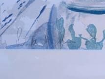 【真作】版画　パトリック・リビングストーン　リトグラフ　花と果実　V142