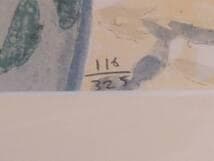 【真作】版画　パトリック・リビングストーン　リトグラフ　花と果実　V142