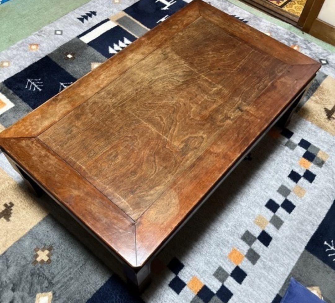 座卓　レトロ　アンティーク　古家具　骨董 座卓 和室　約89×53高さ30.5