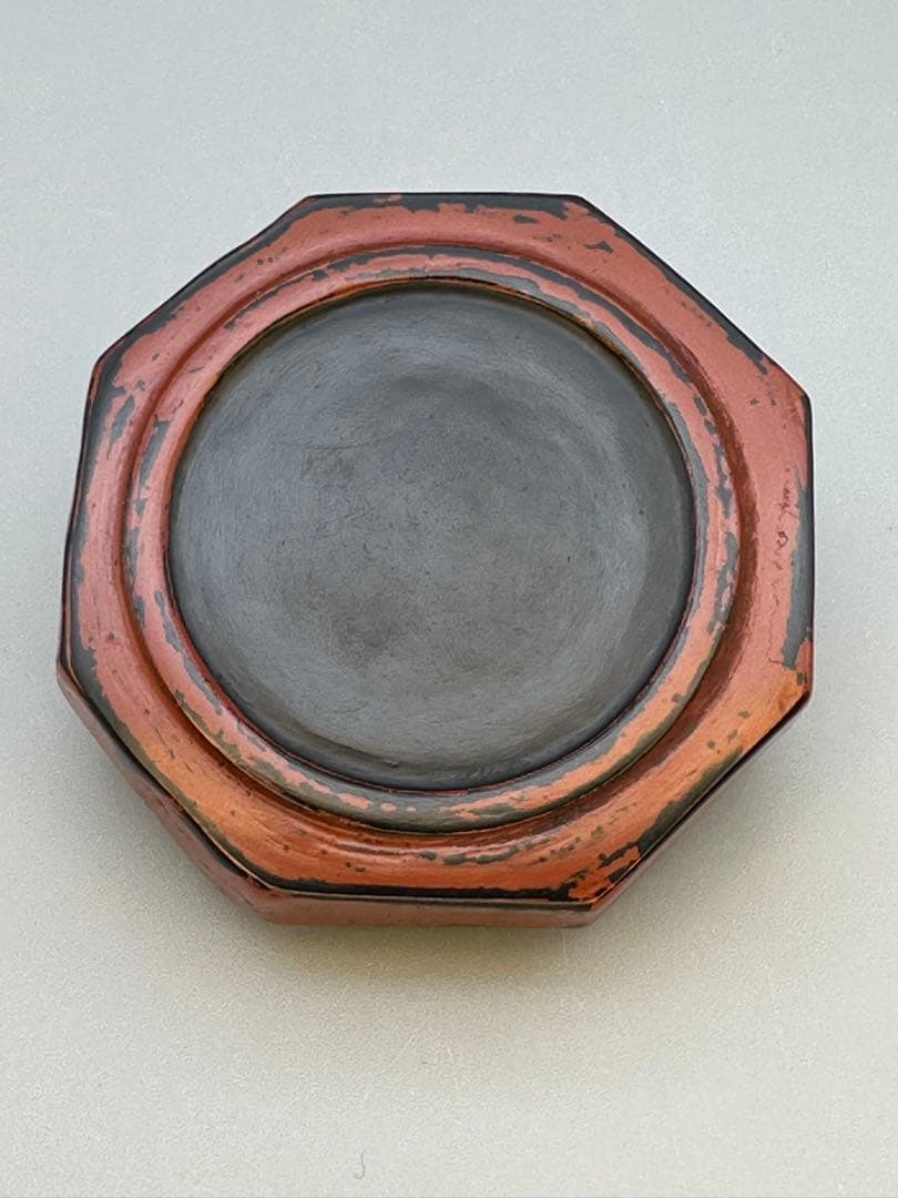 茶道具　香合　村瀬治兵衛　根来菊