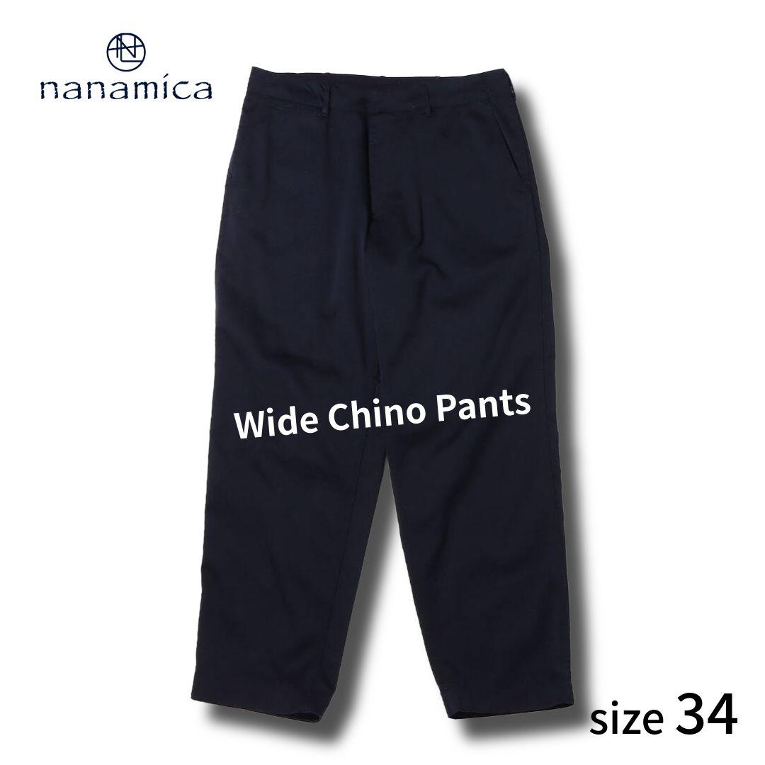パンツ nanamica Wide Chino Pants Navy