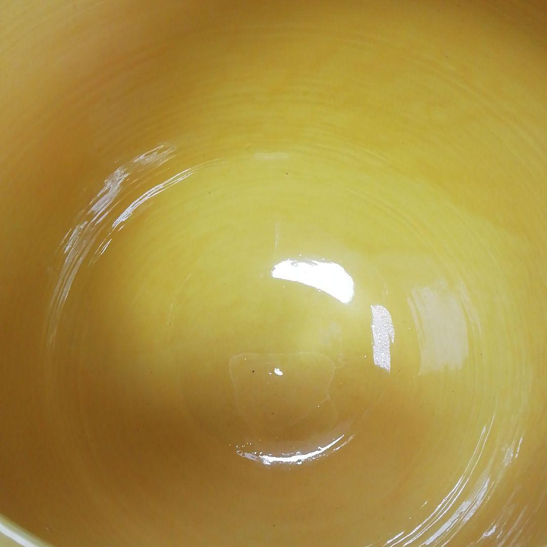 Ｓ５１６　皆具　『黄交趾扇面画』『清閑寺窯造』　共箱　茶道具