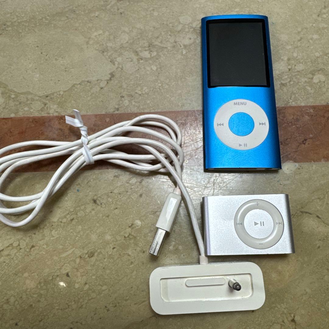 Apple iPod 8GB 青とipod Nano