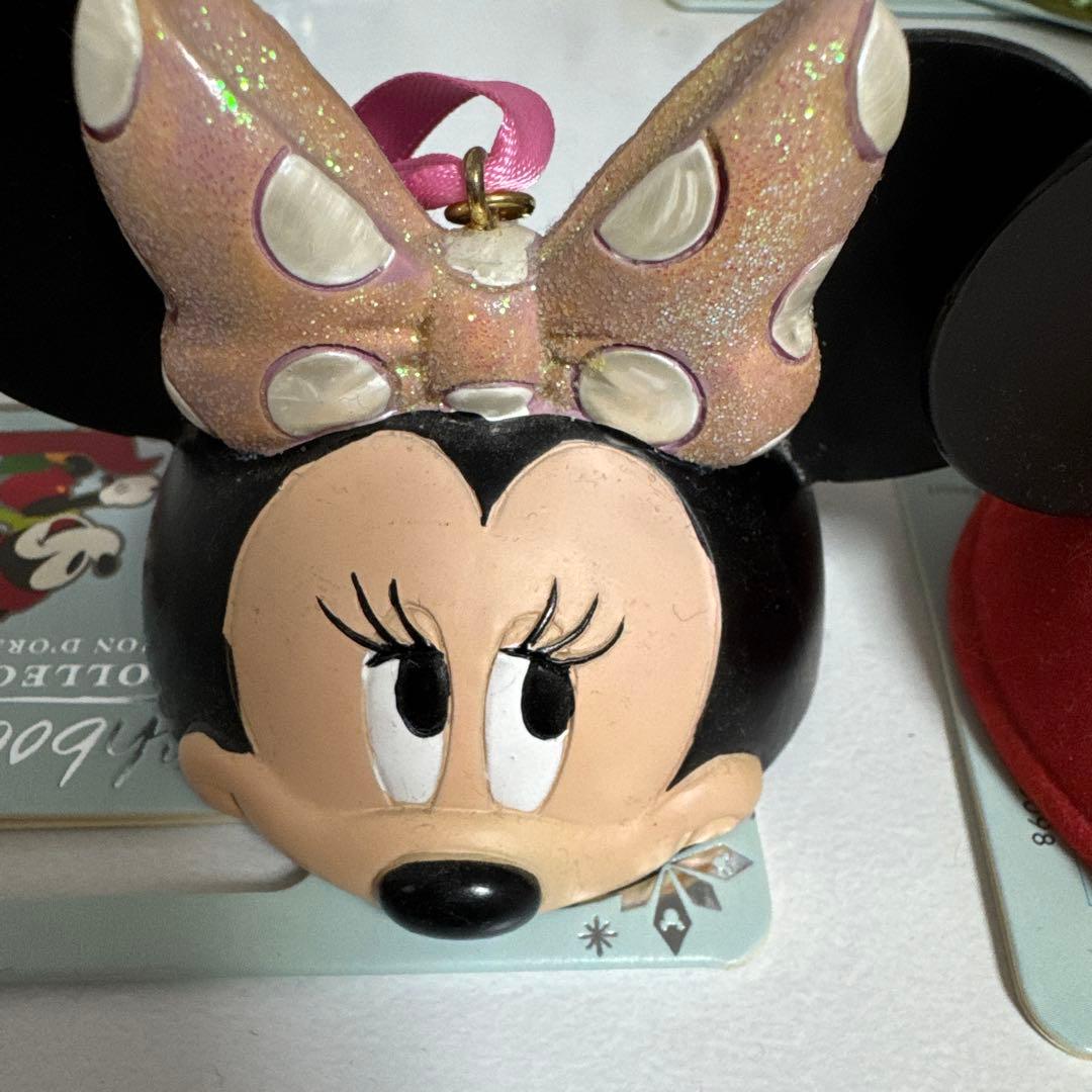 ディズニーストア　イヤーオーナメント　ミッキーミニー